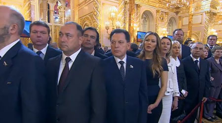 Hàng ngàn quan khách tham dự lễ nhậm chức của ông Putin