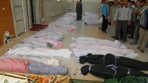 Nạn nhân trong vụ thảm sát ở Houla, Syria hôm 25-5.