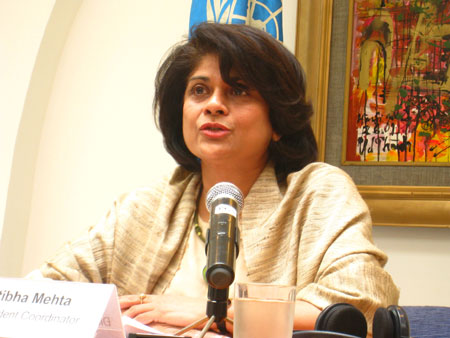 Điều phối viên thường trú Liên Hợp Quốc - tiến sĩ Pratibha Mehta