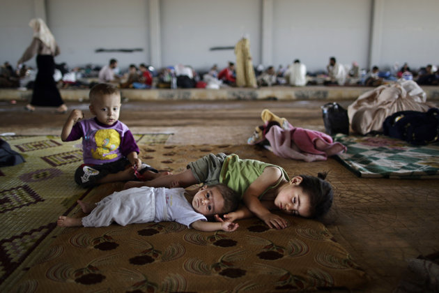 Người tỵ nạn Syria ngày càng tăng. Ảnh: AFP