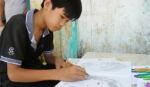 Nguyễn Tấn Thịnh: Cậu bé có khiếu vẽ tranh