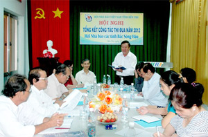 Ông Nguyễn Văn Phước Cường, UVBCH HNB Việt Nam phát biểu tại hội nghị