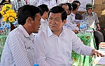 Chủ tịch nước Trương Tấn Sang thăm quê hương Hải đội Hoàng Sa