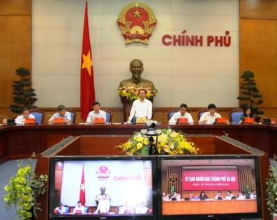 Phó Thủ tướng Vũ Văn Ninh phát biểu chỉ đạo Hội nghị. Ảnh VGP/Xuân Tuyến
