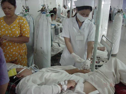 Chăm sóc sức khỏe tại BV ĐKTT Tiền Giang.