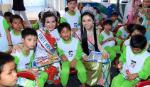 Hoa hậu Nguyễn Thị Ngọc Anh tặng quà trẻ em mồ côi