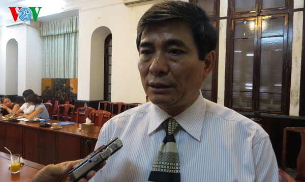 Ông Hoàng Ngọc Thanh, Phó Chủ tịch Tổng Liên đoàn Lao động Việt Nam (ảnh: Minh Hòa)