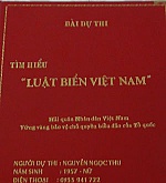 Cuộc thi tìm hiểu Luật Biển Việt Nam đạt mục đích, yêu cầu