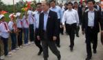 Chủ tịch QH Nguyễn Sinh Hùng dự Ngày hội đại đoàn kết tại Thái Bình