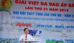 Tưng bừng Giải Việt dã Báo Ấp Bắc lần thứ 31 năm 2014