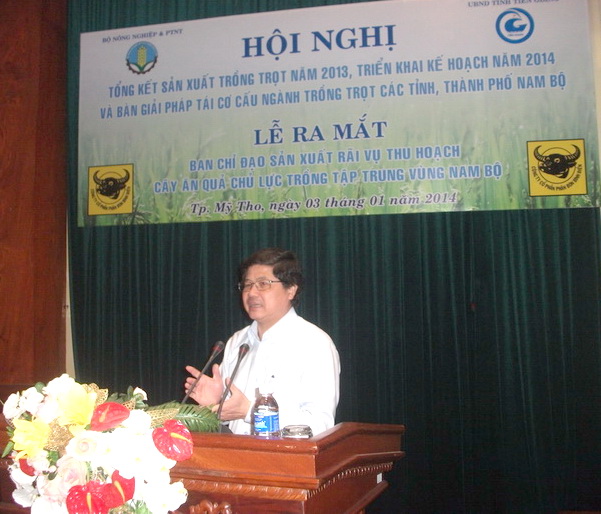 Ông Lê Quốc Doanh, Thứ trưởng Bộ NN&PTNT phát biểu tại hội nghị