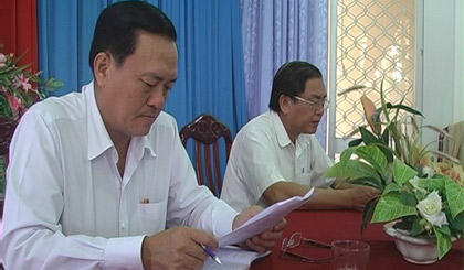Ông Lê Văn Nghĩa – Phó Chủ tịch UBND tỉnh tại buổi làm việc.