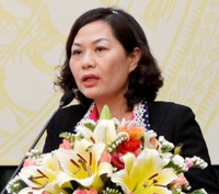 Bà Nguyễn Thị Hồng, Vụ trưởng Vụ Chính sách tiền tệ (NHNN). Ảnh: Huy Thắng