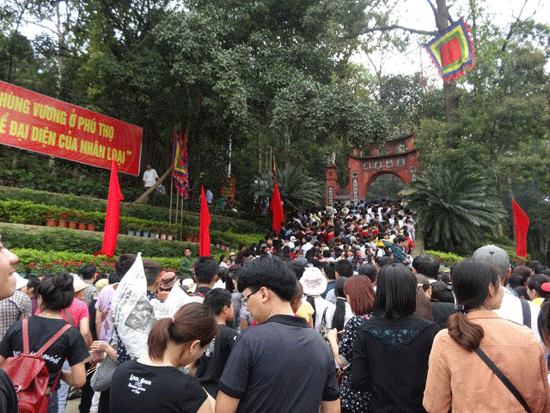 Lễ hội Đền Hùng 2014. Ảnh: Quang Thái