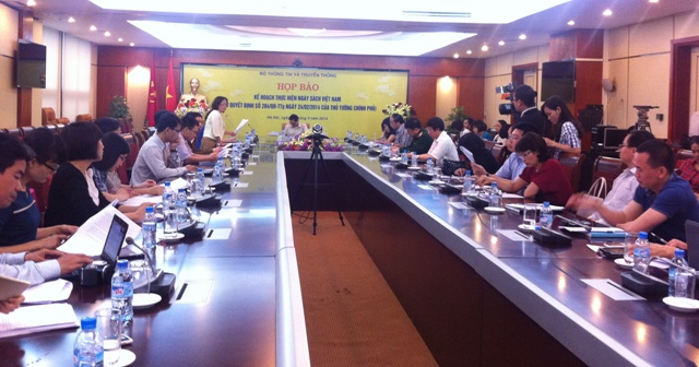 Họp báo về kế hoạch tổ chức Ngày sách Việt Nam 2014 