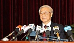 Tổng Bí thư Nguyễn Phú Trọng phát biểu bế mạc Hội nghị Trung ương 9
