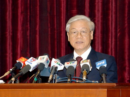 Tổng Bí thư Nguyễn Phú Trọng đã khái quát lại những kết quả chủ yếu của Hội nghị.