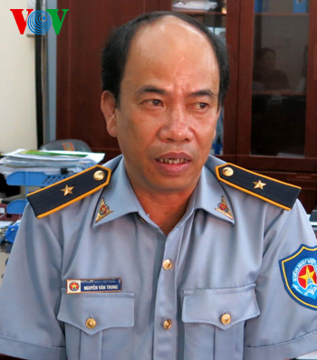 Phó Cục trưởng Cục Kiểm ngư Nguyễn Văn Trung.