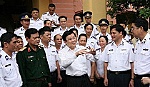 Chủ tịch nước Trương Tấn Sang thăm lực lượng Cảnh sát biển và Kiểm ngư