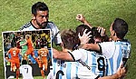 Hà Lan, Argentina vào bán kết World Cup 2014