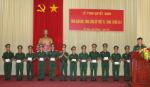 Đảng ủy Quân sự tỉnh: Trao quyết định thăng quân hàm, nâng lương năm 2014