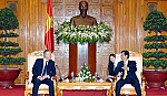Thủ tướng Nguyễn Tấn Dũng tiếp cựu Thủ tướng Anh