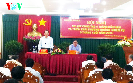 Phó Thủ tướng Vũ Văn Ninh chủ trì hội nghị sơ kết công tác của Ban chỉ đạo Tây Nam Bộ.