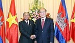 Chủ tịch Quốc hội Việt Nam hội đàm với Chủ tịch Quốc hội Campuchia
