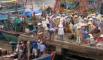 Vam Lang - the busy fishing port