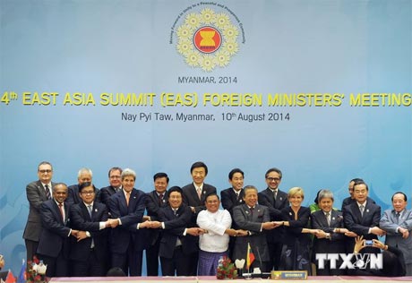 Hội nghị Bộ trưởng Ngoại giao Đông Á (EAS) lần thứ 4 ở Naypyidaw ngày 10-8. 