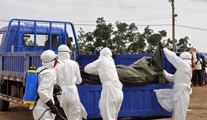 Một ca bệnh tử vong vì Ebola ở Monrovia, Liberia.