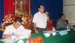 Đoàn công tác Tỉnh ủy làm việc với huyện Tân Phước và Tân Phú Đông