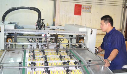 Hệ thống máy in mới của Công ty cổ phần In Tiền Giang.
