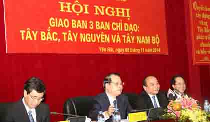 Sau hội nghị giao ban năm 2013, các Ban Chỉ đạo Tây Bắc, Tây Nguyên, Tây Nam Bộ có nhiều cố gắng, hoàn thành các nhiệm vụ mà Trung ương giao. Ảnh: VGP/Lê Sơn