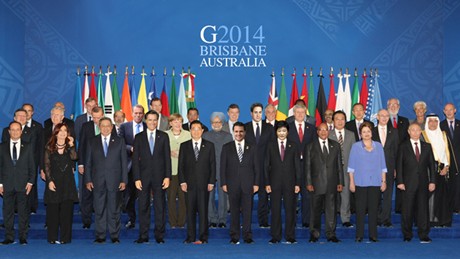 Các nhà lãnh đạo dự hội nghị cấp cao G20 tại Australia.