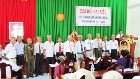 Ban Liên lạc Cựu tù kháng chiến huyện Chợ Gạo nhiệm kỳ II (2014 - 2019).