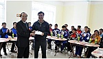 Phó Chủ tịch UBND tỉnh Trần Thanh Đức thăm hỏi Đoàn Thể thao Tiền Giang