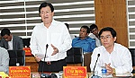 Bộ trưởng Bộ Xây dựng Trịnh Đình Dũng làm việc tại Tiền Giang