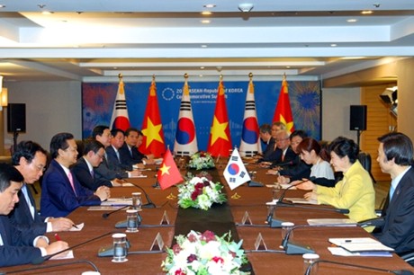  Tổng thống Park Geun-hye khẳng định Hàn Quốc coi Việt Nam là đối tác quan trọng hàng đầu trong chính sách ODA. Ảnh: VGP/Nhật Bắc