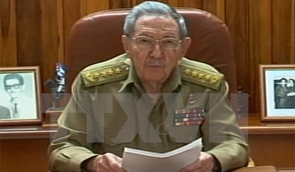 Chủ tịch Cuba Raul Castro. Ảnh: AFP/TTXVN