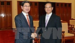 Thủ tướng Nguyễn Tấn Dũng tiếp Chủ tịch Hội Hữu nghị Hàn-Việt
