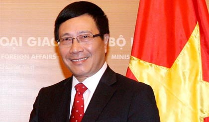 Ủy viên Trung ương Ðảng, Phó Thủ tướng, Bộ trưởng Ngoại giao Phạm Bình Minh. Ảnh: TTXVN