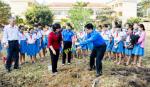 Phát động công trình trồng và chăm sóc cây xanh khối trường học