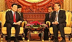 Chủ tịch nước hội đàm với Tổng Bí thư, Chủ tịch nước CHDCND Lào