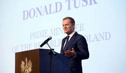 Chủ tịch Hội đồng châu Âu Donald Tusk. Ảnh: Wikimedia commons
