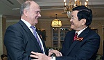 Hoạt động của Chủ tịch nước Trương Tấn Sang tại Nga