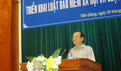 ông Trần Thanh Đức Phó Chủ tịch UBND tỉnh phát biểu chỉ đạo tại hội nghị