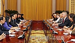 Chủ tịch nước Trương Tấn Sang tiếp đại biểu Hãng thông tấn AP