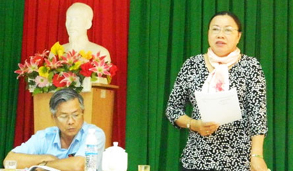 Bà Trần Kim Mai kết luận “Xếp hồ sơ vụ khiếu nại của ông Trần Duy Phương, Giám đốc Công ty TNHH Trường Phát”.