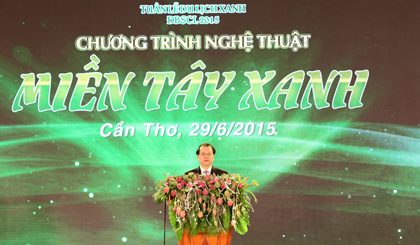 Phó Thủ tướng Chính phủ Vũ Văn Ninh phát biểu tại Lễ khai mạc.